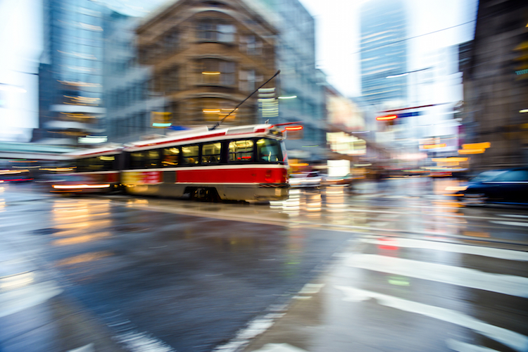 Streetcar in Toronto