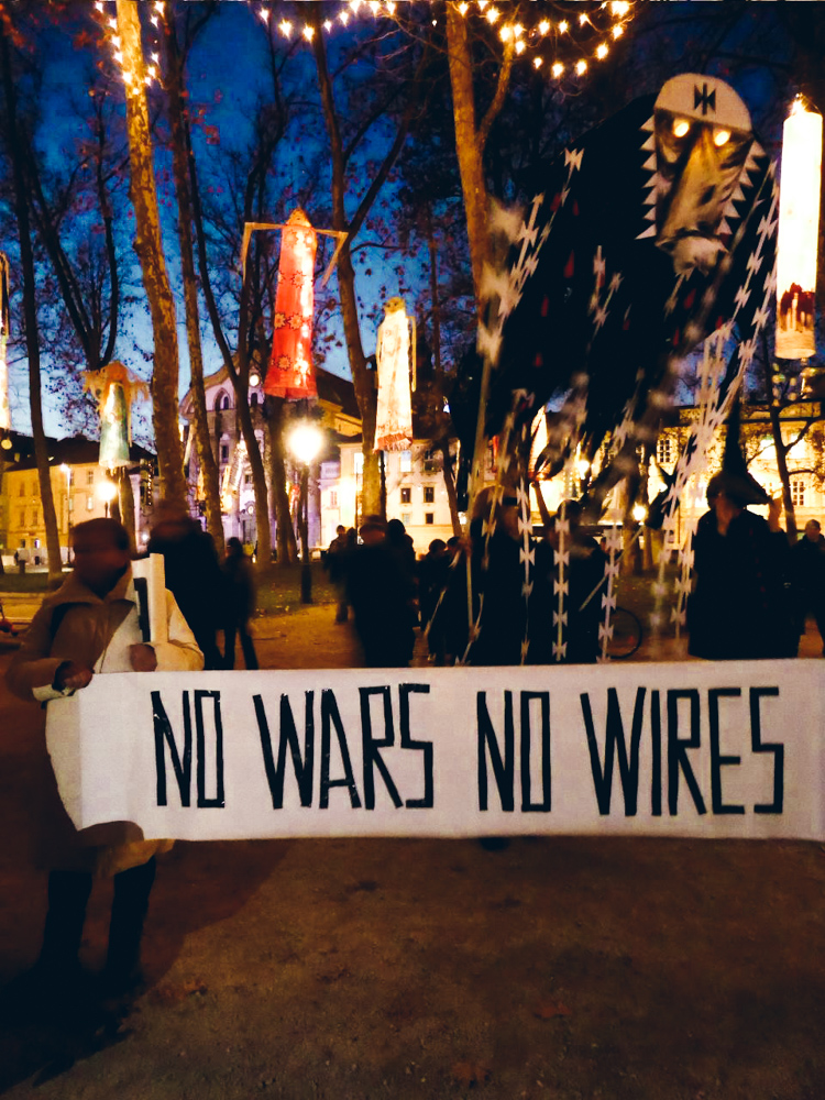 3_ croatian-slovenian border_ Valleyball Protest