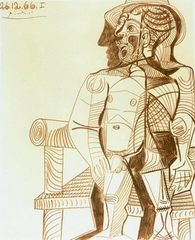 10_Picasso’s self-portrait_1966