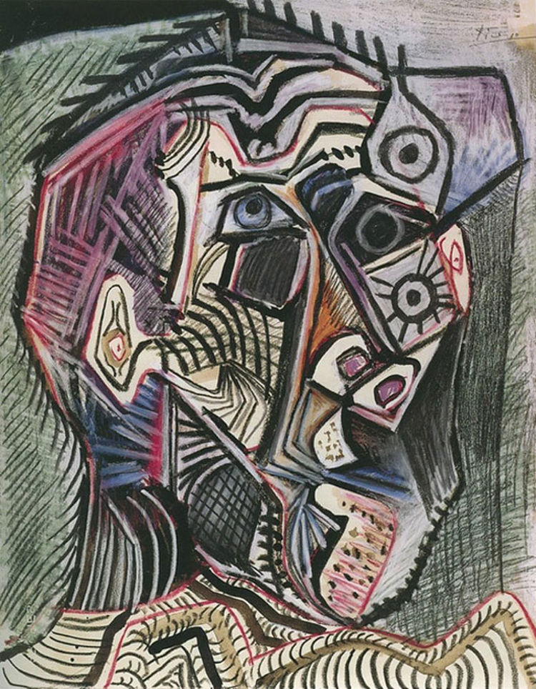 12_Picasso’s self-portrait_June 28, 1972