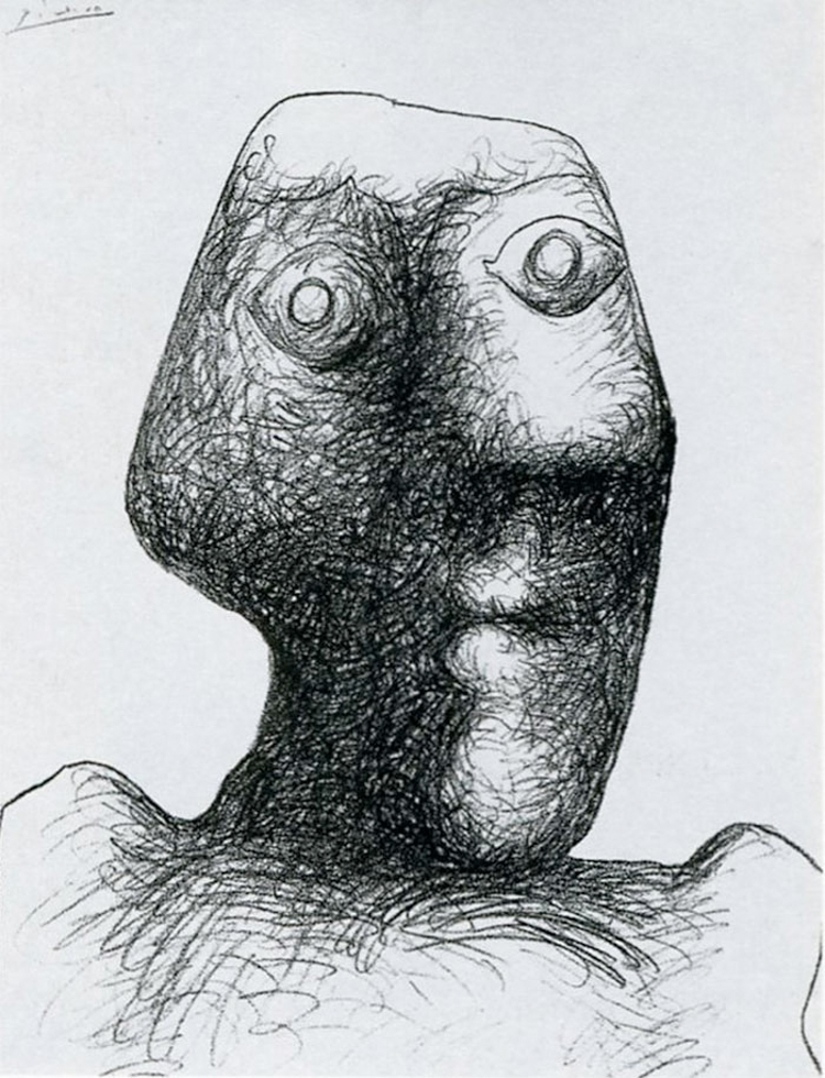 15_Picasso’s self-portrait_July 3, 1972
