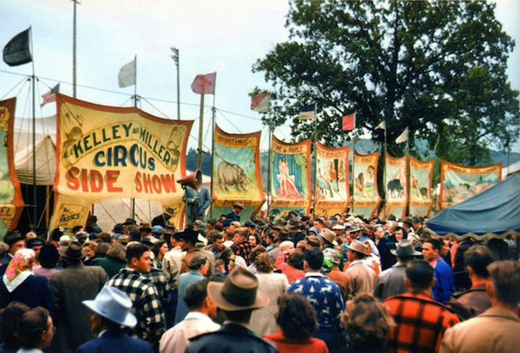 2_circus life in the 1940s photos