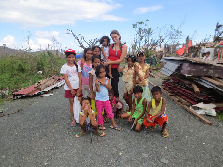 After Typhoon Haiyan in early 2014