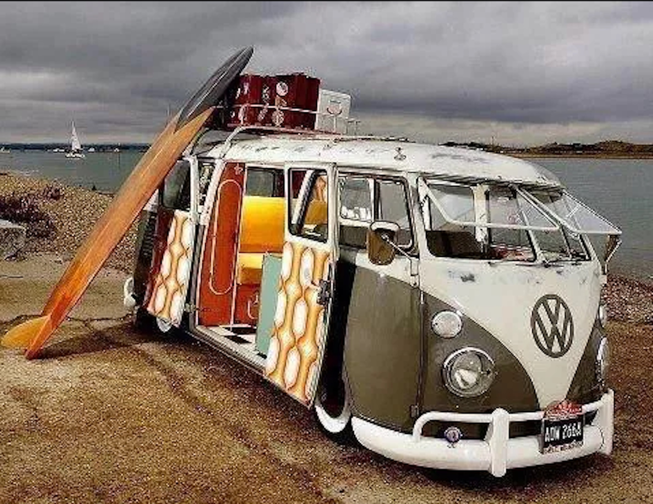 hippie minivan